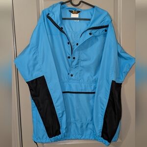 Blue and Black Men's Jacket